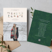 12日のクリスマスフォトカード シーズンカード