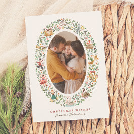 12日のクリスマスフォトホリデーカード シーズンカード