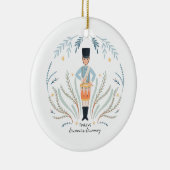 12日のクリスマスホリデー伝統的ドラマー セラミックオーナメント (右)