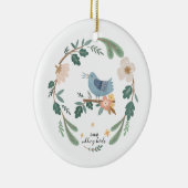 12日のクリスマスホリデー伝統的バード セラミックオーナメント (右)
