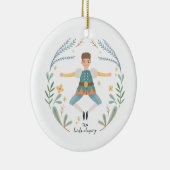 12日のクリスマスホリデー伝統的ロード セラミックオーナメント (右)