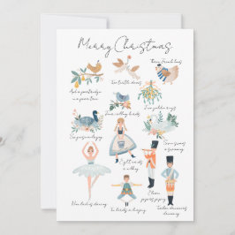 12日のクリスマスホリデー写真パーソナライズされた シーズンカード