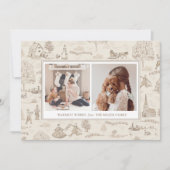 12日のクリスマスホリデー数々のフォトカード シーズンカード (正面)