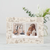 12日のクリスマスホリデー数々のフォトカード シーズンカード (スタンド正面)