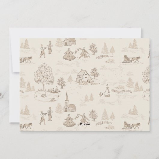 12日のクリスマスホリデー数々のフォトカード シーズンカード (裏面)