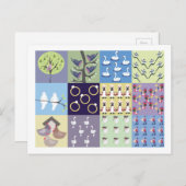 12日のクリスマスポストカード シーズンポストカード (正面/裏面)