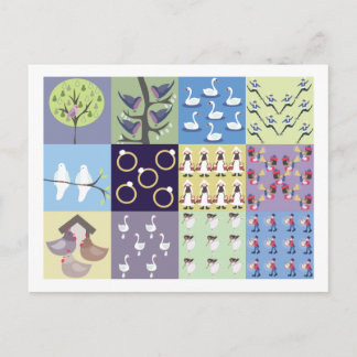 12日のクリスマスポストカード シーズンポストカード