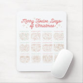12日のクリスマスマウスパッド マウスパッド (マウス)