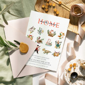 12日のクリスマス引っ越し祝いパーティーパーティー 招待状