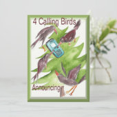 12日のクリスマス招待状 招待状 (スタンド正面)