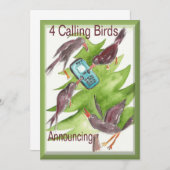 12日のクリスマス招待状 招待状 (正面/裏面)