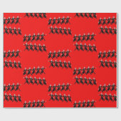 12日のクリスマス跳躍10人の主 ラッピングペーパー (フラット)