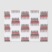 12日のクリスマス11のパイパーの配管 薄葉紙 (正面)