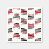 12日のクリスマス11ピアス配管 スタンダードカクテルナプキン (正面)