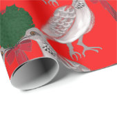 12日のクリスマス2羽のカメの鳩 ラッピングペーパー (ロールコーナー)