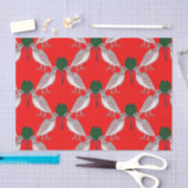 12日のクリスマス2羽のカメの鳩 薄葉紙 (クラフト)