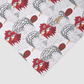 12日のクリスマス3羽のフランスのな雌鶏 薄葉紙 (詳細)