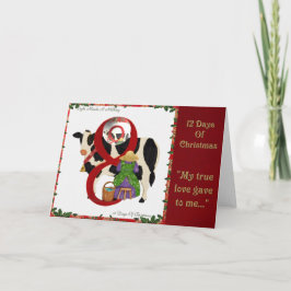 12日のクリスマス8の女中Aの搾り出すこと シーズンカード