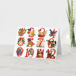 12日のクリスマス シーズンカード