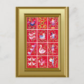 12日のクリスマス シーズンポストカード (正面)