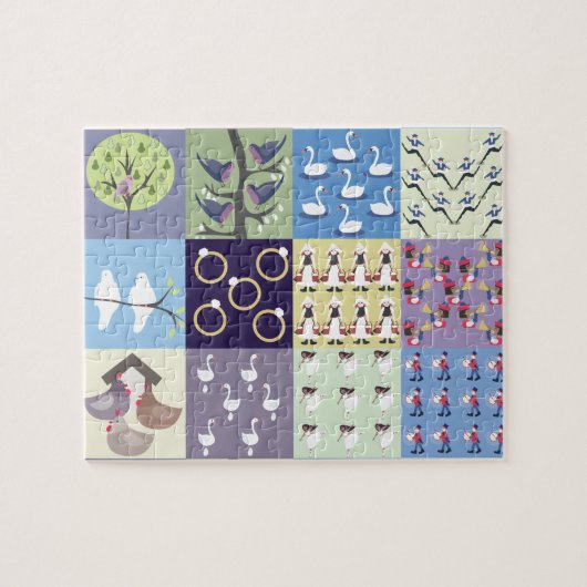 12日のクリスマス ジグソーパズル (横)