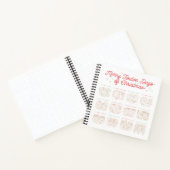 12日のクリスマス・スク・スケッチブック ノートブック (内部)