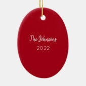 12日のクリスマス セラミックオーナメント (裏面)