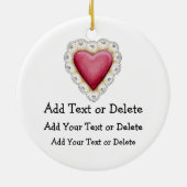 12日のクリスマス セラミックオーナメント (裏面)