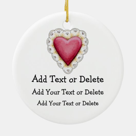 12日のクリスマス セラミックオーナメント (裏面)