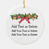 12日のクリスマス セラミックオーナメント (裏面)