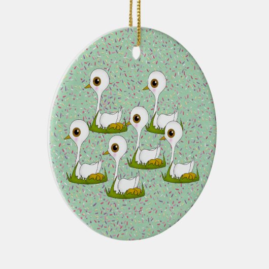 12日のクリスマス セラミックオーナメント (右)