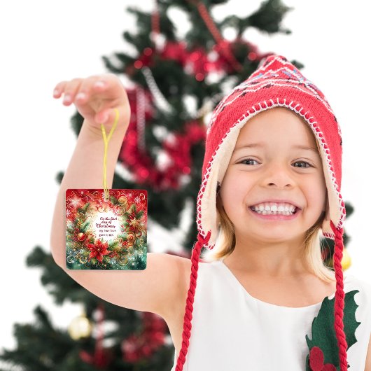 12日のクリスマス セラミックオーナメント