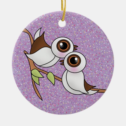 12日のクリスマス セラミックオーナメント (正面)