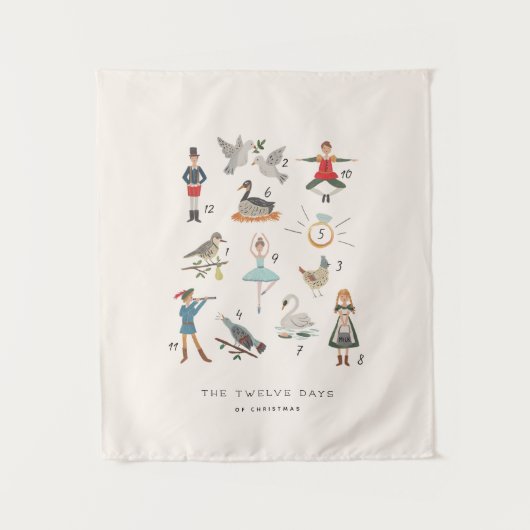 12日のクリスマス タペストリー (正面)