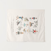 12日のクリスマス タペストリー (正面(横))