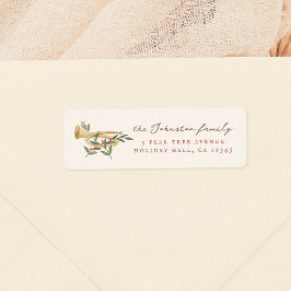 12日のクリスマス・トランペットの姓 ラベル