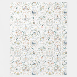 12日のクリスマス フリースブランケット