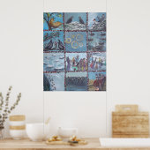 12日のクリスマス ポスター (キッチン)