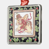 12日のクリスマス メタルオーナメント (左)