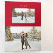 12日のクリスマス 三つ折りクリスマスカード (内部最初)