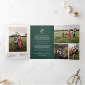 12日のクリスマス |休日5の写真 三つ折り招待状 (内部)