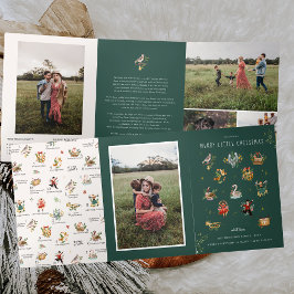 12日のクリスマス |休日5の写真 三つ折り招待状