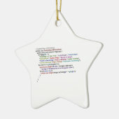 12日のジャワおよび大蛇のクリスマス セラミックオーナメント (左)