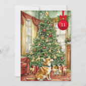12日のドギーのクリスマス11 シーズンカード (正面)