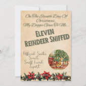 12日のドギーのクリスマス11 シーズンカード (裏面)