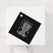 12日の数学教え先生クリスマスプレゼント フェイバータグ (インサイチュ)