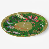 12日ズオブクリスマスホリデーパーティーテーマプレート ペーパープレート (アングル)