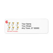 12日六月産休 ラベル (正面)