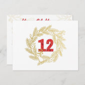 12日目。イエスの名前 キング・オブ・キングス・アドベント ポストカード (正面/裏面)