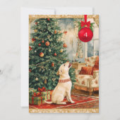 12日間のドギークリスマス デー4 シーズンカード (正面)